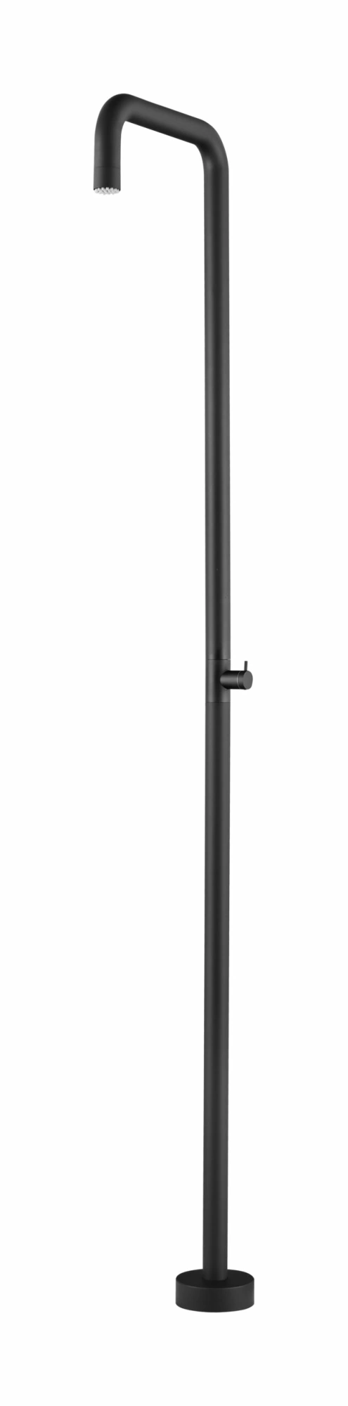 Душевая колонна напольная с краном без смешивания poolimex utah gpu010/ang matt black