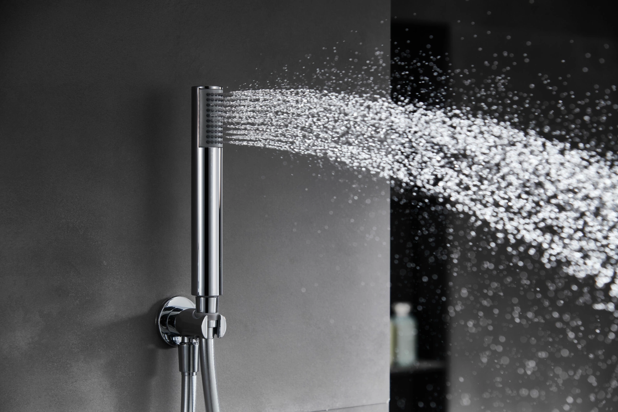 Смеситель для душа скрытого монтажа готовый комплект верхний душ верхний душ ø25cм imex monza gpm039 chrome