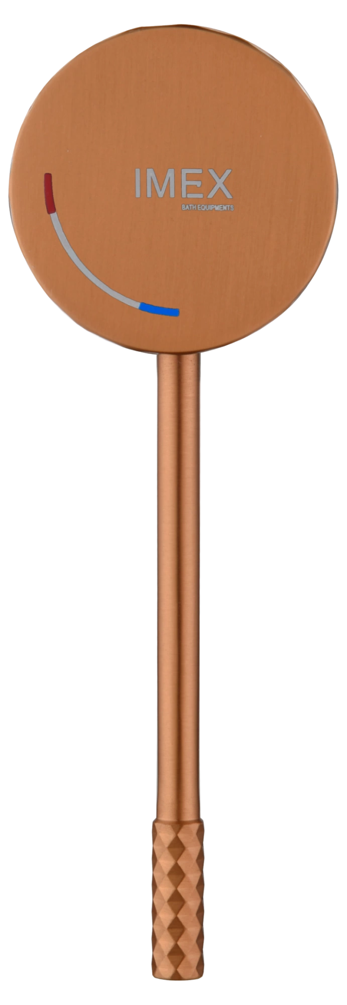 Смеситель для раковины настенный скрытая часть в комплекте imex genova glg053/orc brushed rose gold pvd