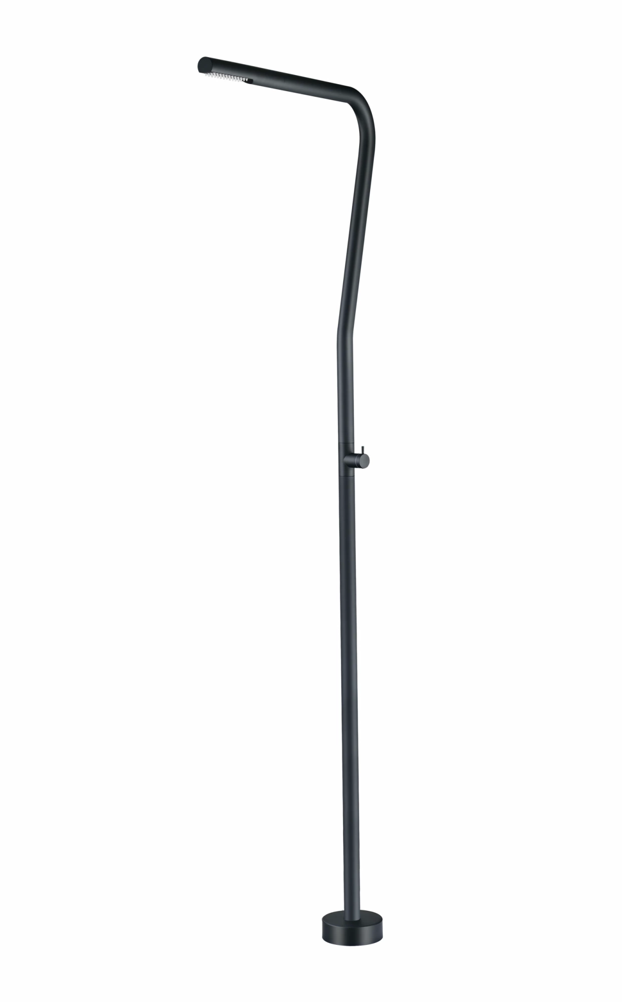 Душевая колонна напольная с краном без смешивания poolimex nevada gpn009/ang matt black