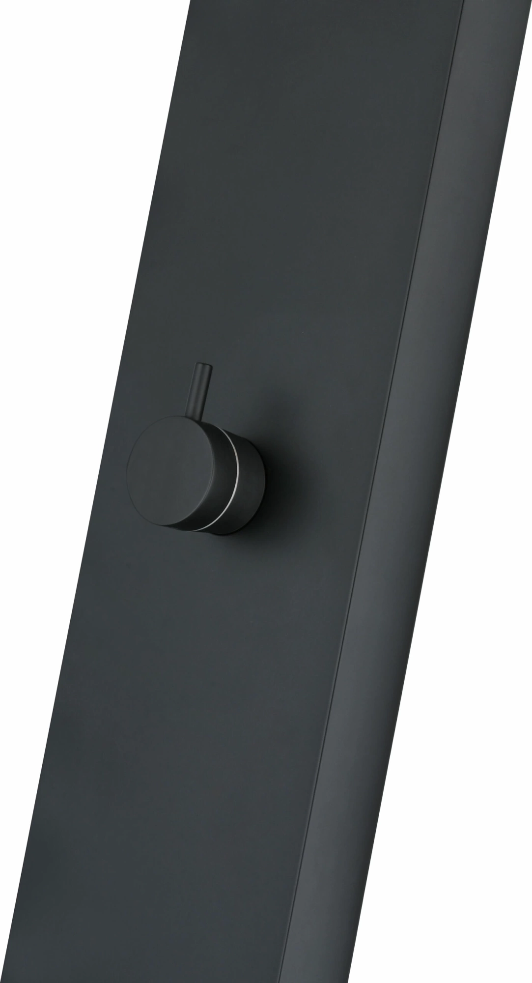 Душевая колонна напольная с краном без смешивания и led подсветкой poolimex sense gps016/ang matt black