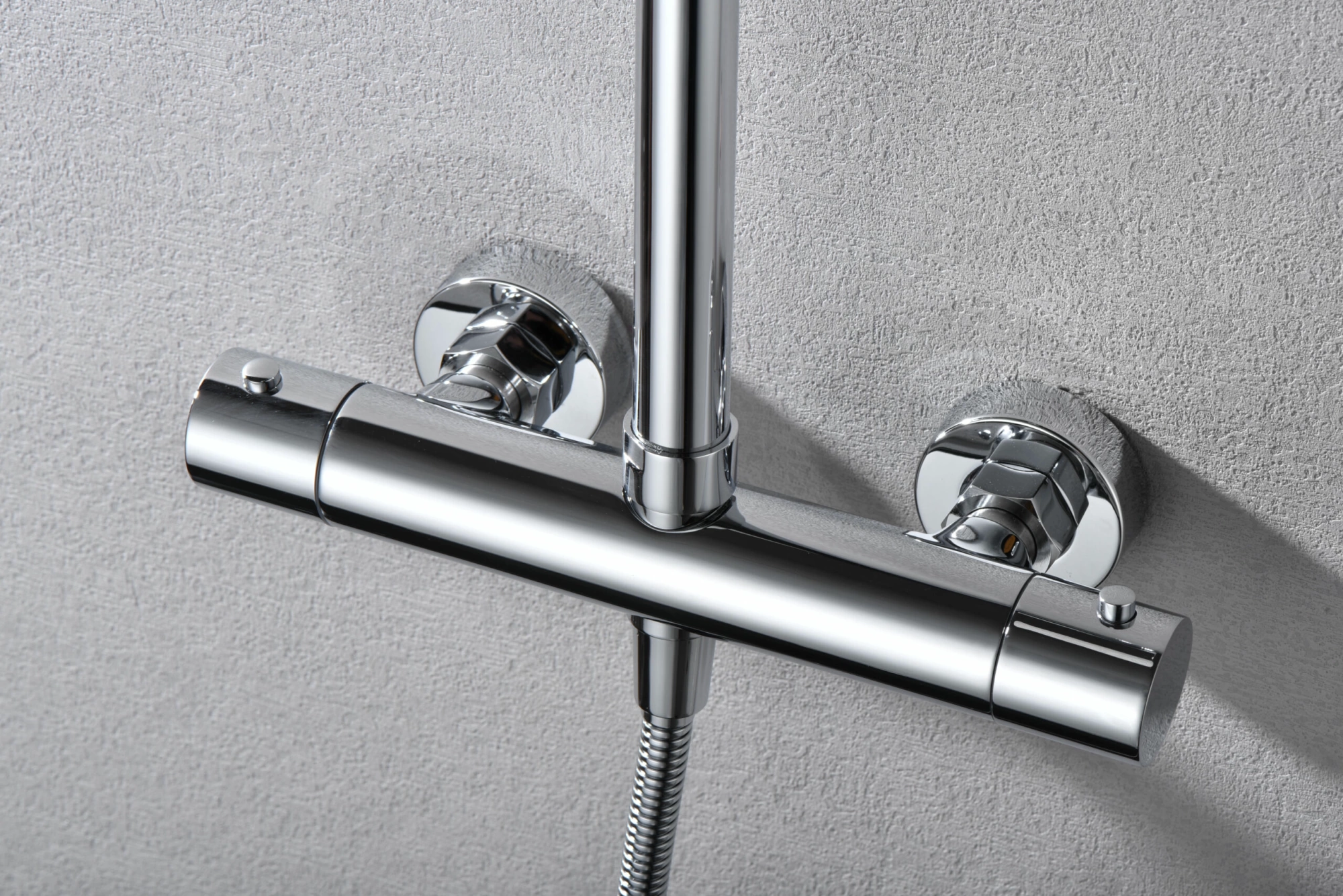 Душевая система термостатическая с верхним душем и лейкой imex monza btm039 chrome