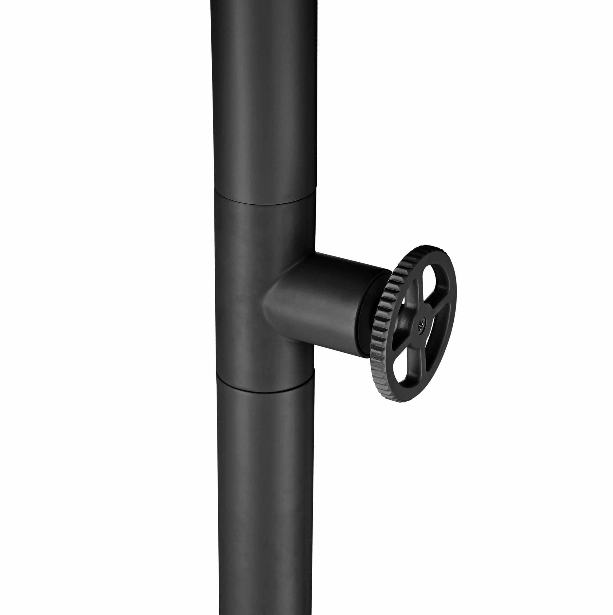 Душевая колонна напольная с краном без смешивания poolimex pool gpp001/ang matt black