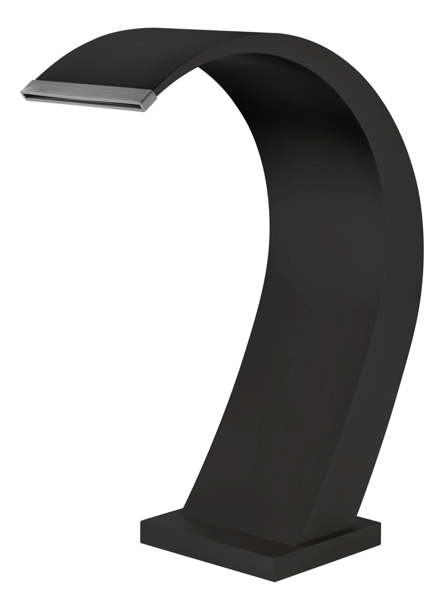 Садовая душевая колонна IGUAZU для бассейна, нержавеющая сталь S316, матово-черный цвет - CPI003/ANG